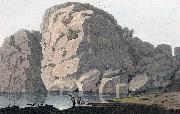 John William Edy Rock near Krageroe Sweden oil painting artist